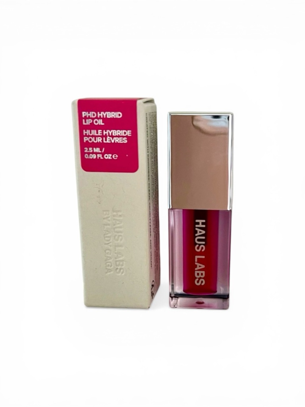 NWT/ NIB SOLD OUT HAUS LABS PhD Hybrid Hydrating Tinted Lip Oil Primary 0.09 oz - Picture 7 of 7